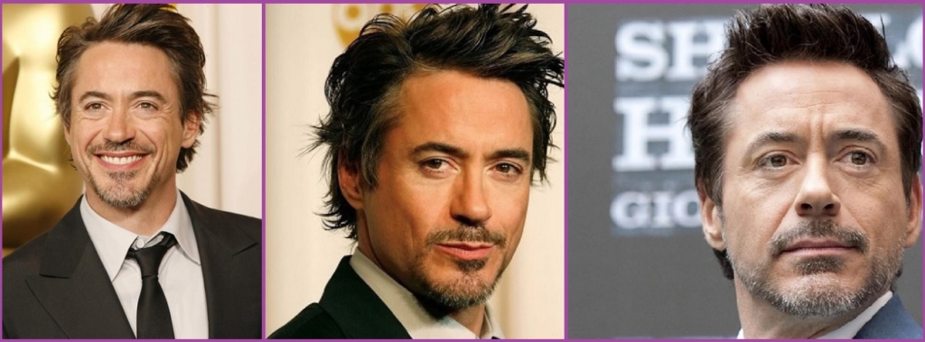 Robert Downey Jr. - Peinados elegantes con canas para hombre