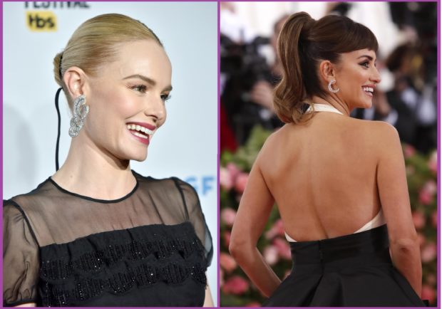 Kate Bosworth, Penélope Cruz y Alicia Keys con recogidos y pendientes bien combinados- Los pendientes que más favorecen según tu corte de pelo